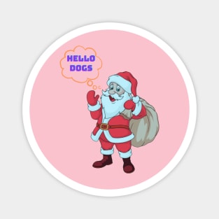 Dogs Christmas Magnet